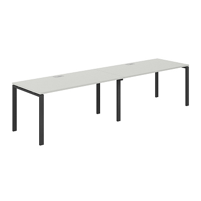 Рабочая станция s-b-s Norden Сигма (м/к 60х30) 3200х800х750 SG.229.SH.63.AN Серый Бархат / Антрацит