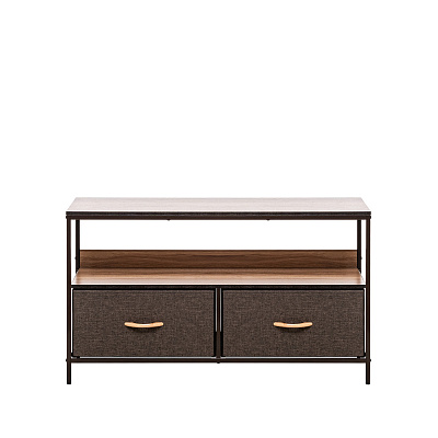 Комод Leset Локи 2 ящика Коричневый / Темно-коричневый