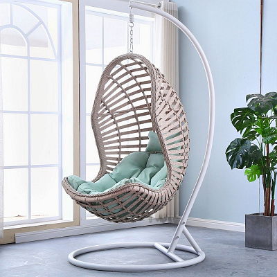 Подвесное кресло Afina Garden AFM-810B Light beige Бежевый