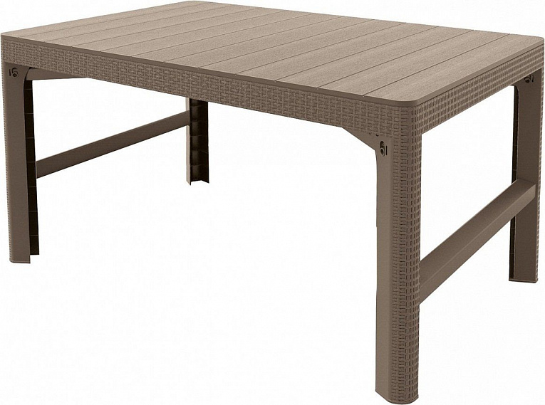Стол раскладной Keter Лион (Lyon rattan table) Капучино 17205429