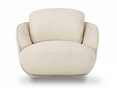 Кресло OgogoHome Riolo букле белый 761816