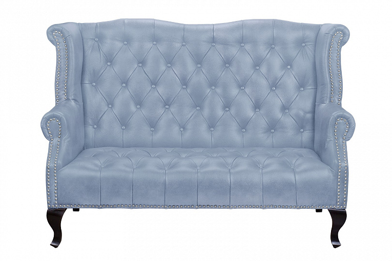 Кожаный дизайнерский диван Royal Sofa Grey Серый