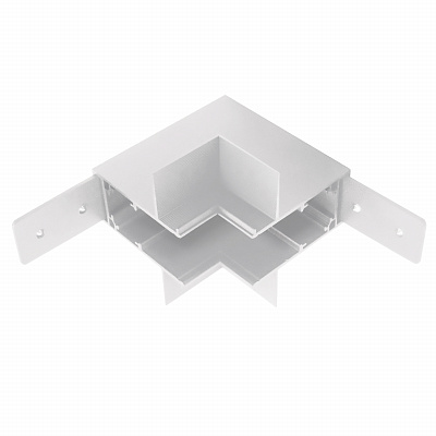 Соединитель вертикальный L-образный встраиваемый к 509226(P)-509236P Lightstar Uno Pro 509256P белый