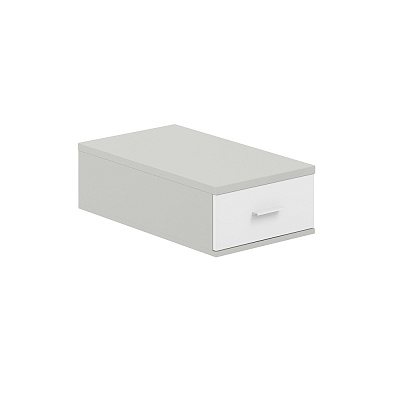 Подвесная тумба Norden Сигма с 1 ящ., 700, 400х518х173 SG.532.SH.WH Серый Бархат/Белый Снег