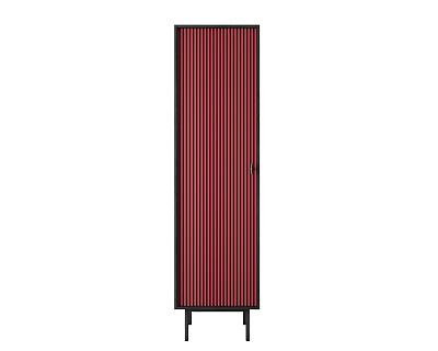 Шкаф пенал Этажерка Emerson (Эмерсон) Red (Ред) EM101/red/L